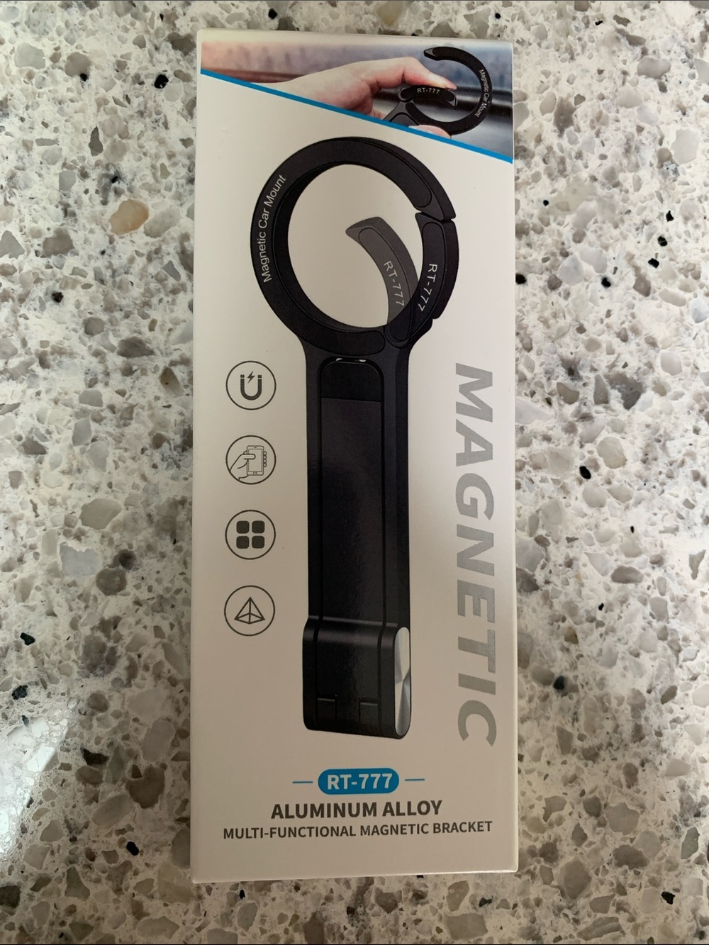 Magnetic RT-777 Aluminum Alloy Multi-Functional Bracelet. New no Tags. Sz:2.5x6